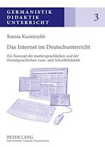 Das Internet im Deutschunterricht