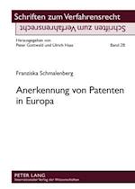Anerkennung Von Patenten in Europa