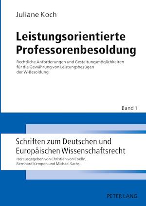 Leistungsorientierte Professorenbesoldung