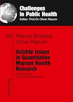 Validity Issues in Quantitative Migrant Health Research