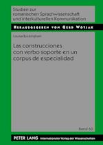 Las construcciones con verbo soporte en un corpus de especialidad