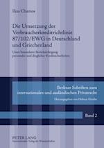 Die Umsetzung der Verbraucherkreditrichtlinie 87/102/EWG in Deutschland und Griechenland