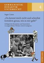 "du Kennst Mich Nicht Und Schreibst Trotzdem Genau, Wie Es Mir Geht!"