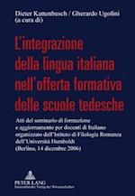L'Integrazione Della Lingua Italiana Nell'offerta Formativa Delle Scuole Tedesche