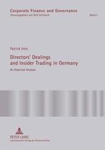 Directors' Dealings and Insider Trading in Germany