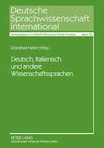 Deutsch, Italienisch und andere Wissenschaftssprachen