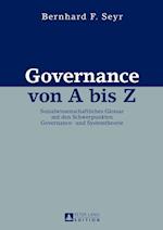 Governance Von a Bis Z