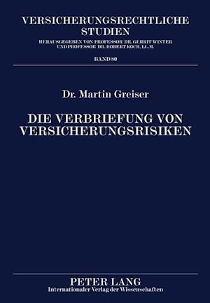 Die Verbriefung von Versicherungsrisiken