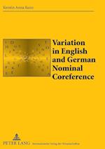Variation in English and German Nominal Coreference