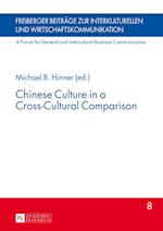 Chinese Culture in a Cross-Cultural Comparison