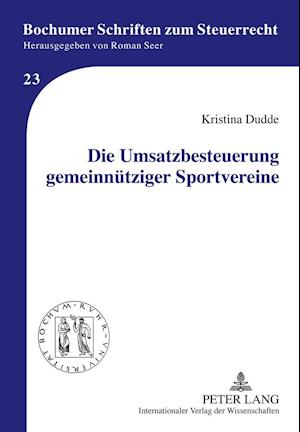 Die Umsatzbesteuerung Gemeinnuetziger Sportvereine