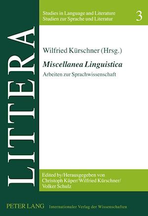 "miscellanea Linguistica"