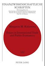 Essays in International Trade and Public Economics