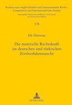 Die Materielle Rechtskraft Im Deutschen Und Tuerkischen Zivilverfahrensrecht