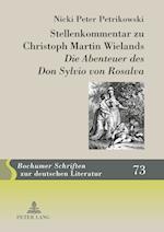 Stellenkommentar Zu Christoph Martin Wielands "die Abenteuer Des Don Sylvio Von Rosalva"