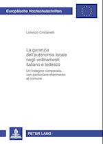 La garanzia dell'autonomia locale negli ordinamenti italiano e tedesco