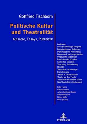Politische Kultur Und Theatralitaet
