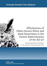 Effectiveness of Public-Service Ethics and Good Governance in the Central Administration of the EU-27