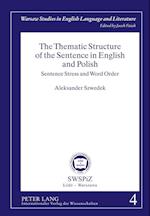 The Thematic Structure of the Sentence in English and Polish