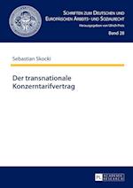 Der transnationale Konzerntarifvertrag