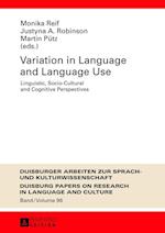 Variation in Language and Language Use