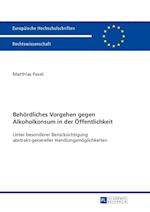 Behoerdliches Vorgehen Gegen Alkoholkonsum in Der Oeffentlichkeit