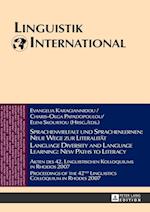 Sprachenvielfalt und Sprachenlernen: Neue Wege zur Literalität. Language Diversity and Language Learning: New Paths to Literacy