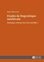 Etudes de Linguistique Medievale