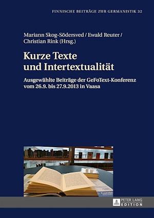 Kurze Texte Und Intertextualitaet