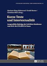 Kurze Texte Und Intertextualitaet