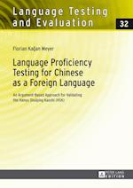 Language Proficiency Testing for Chinese as a Foreign Language