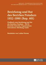 Bezirkstag und Rat des Bezirkes Potsdam 1952-1990 (Rep. 401)