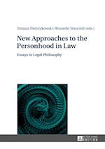 New Approaches to the Personhood in Law