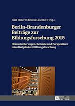 Berlin-Brandenburger Beitraege Zur Bildungsforschung 2015