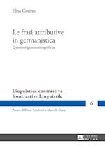 Le Frasi Attributive in Germanistica