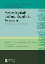 Medienlinguistik Und Interdisziplinaere Forschung I