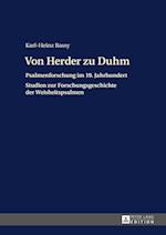 Von Herder Zu Duhm