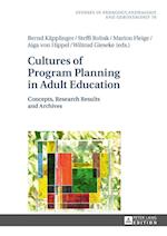 Cultures of Program Planning in Adult Education