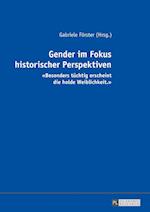 Gender Im Fokus Historischer Perspektiven