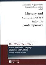 Literary and cultural forays into the contemporary