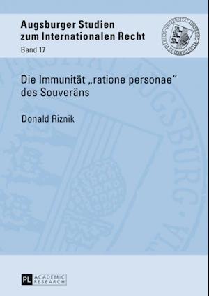 Die Immunitaet «ratione personae» des Souveraens