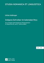 Indigene Schreiber im kolonialen Peru