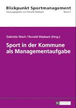 Sport in der Kommune als Managementaufgabe