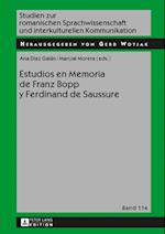 Estudios en Memoria de Franz Bopp y Ferdinand de Saussure