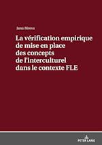 La Vérification Empirique de Mise En Place Des Concepts de L&#697;interculturel Dans Le Contexte Fle