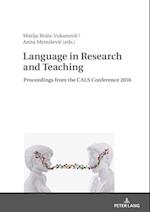 Language in Research and Teaching