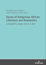 Issues of Indigenous African Literature and Onomastics