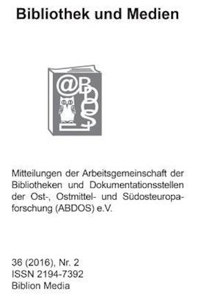 Bibliothek Und Medien 36 (2016) Nr. 2-2