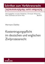 Kostentragungspflicht im deutschen und englischen Zivilprozessrecht