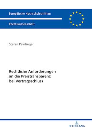 Rechtliche Anforderungen an Die Preistransparenz Bei Vertragsschluss